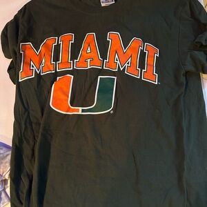 U Miami t-shirt